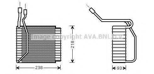 AVA QUALITY COOLING FDV110 Випарник, кондиціонер