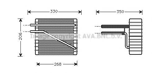 AVA QUALITY COOLING FDV269 Випарник, кондиціонер