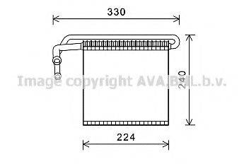 AVA QUALITY COOLING FDV459 Випарник, кондиціонер