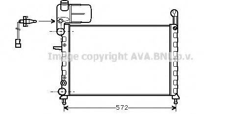 AVA QUALITY COOLING FT2120 Радіатор, охолодження двигуна