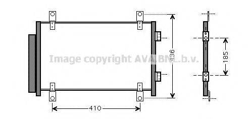 AVA QUALITY COOLING FT5351D Конденсатор, кондиціонер