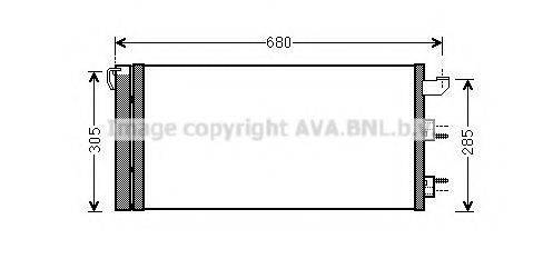 AVA QUALITY COOLING FT5406D Конденсатор, кондиціонер