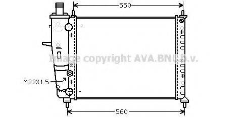 AVA QUALITY COOLING FTA2159 Радіатор, охолодження двигуна