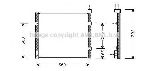 AVA QUALITY COOLING HD5095 Конденсатор, кондиціонер