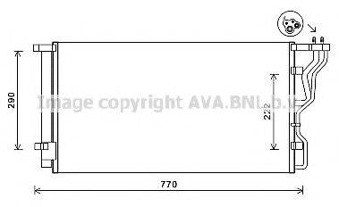 AVA QUALITY COOLING HY5298D Конденсатор, кондиціонер