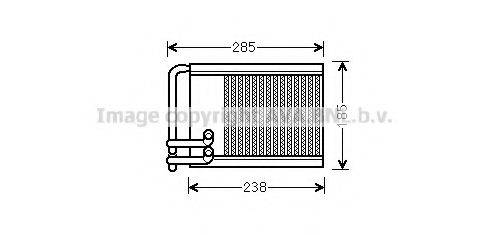 AVA QUALITY COOLING HY6317 Теплообмінник, опалення салону