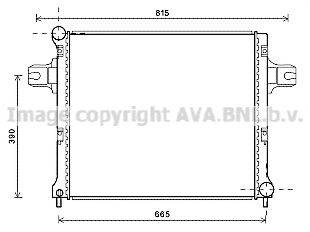 AVA QUALITY COOLING JE2064 Радіатор, охолодження двигуна