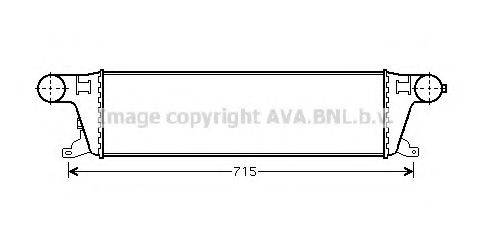 AVA QUALITY COOLING JR4042 Інтеркулер