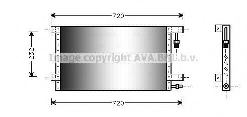 AVA QUALITY COOLING JR5015 Конденсатор, кондиціонер