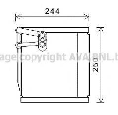 AVA QUALITY COOLING KAV199 Випарник, кондиціонер