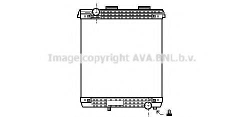 AVA QUALITY COOLING MN2007N Радіатор, охолодження двигуна