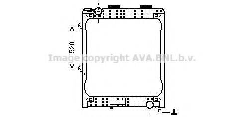 AVA QUALITY COOLING MN2074 Радіатор, охолодження двигуна