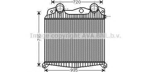 AVA QUALITY COOLING MN4017 Інтеркулер