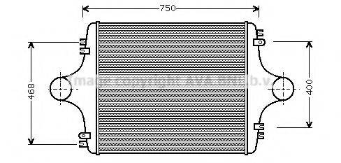 AVA QUALITY COOLING MN4024 Інтеркулер