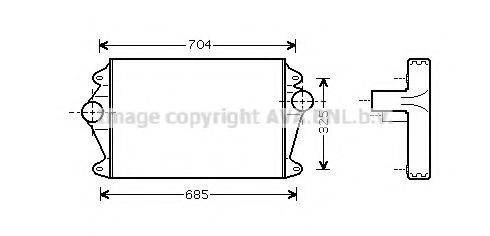 AVA QUALITY COOLING MN4036 Інтеркулер