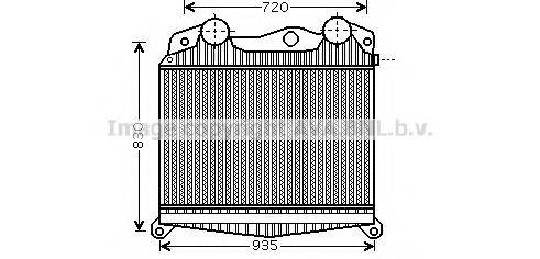 AVA QUALITY COOLING MN4040 Інтеркулер