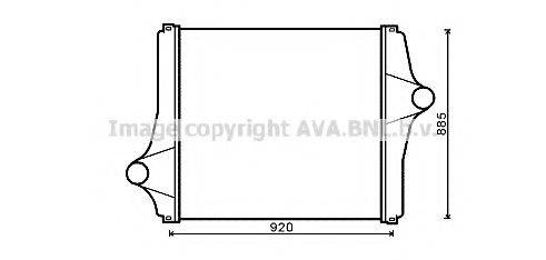 AVA QUALITY COOLING MN4062 Інтеркулер