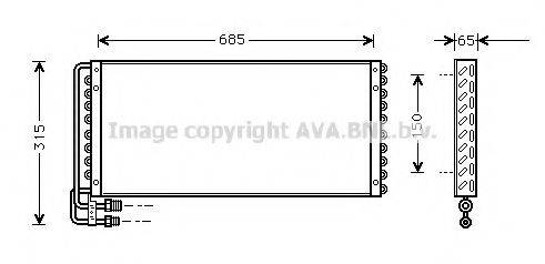 AVA QUALITY COOLING MN5010 Конденсатор, кондиціонер