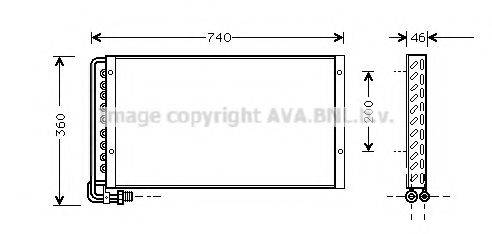 AVA QUALITY COOLING MN5013 Конденсатор, кондиціонер