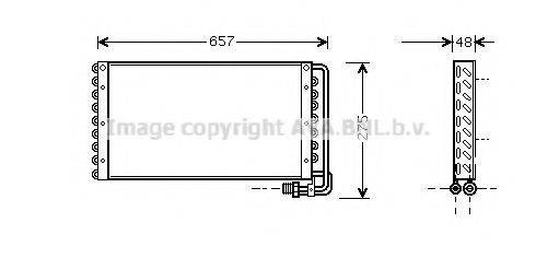 AVA QUALITY COOLING MN5031 Конденсатор, кондиціонер