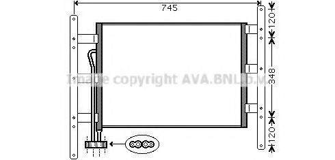 AVA QUALITY COOLING MN5041 Конденсатор, кондиціонер