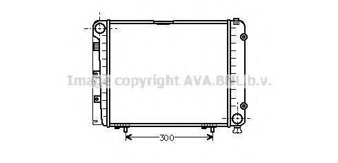 AVA QUALITY COOLING MS2095 Радіатор, охолодження двигуна