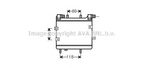 AVA QUALITY COOLING MS3534 масляний радіатор, моторне масло