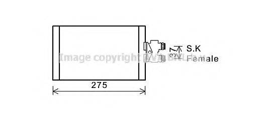 AVA QUALITY COOLING MS3535 Олійний радіатор, автоматична коробка передач