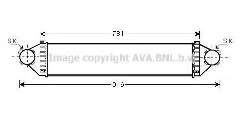 AVA QUALITY COOLING MS4368 Інтеркулер