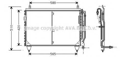 AVA QUALITY COOLING MS5199 Конденсатор, кондиціонер