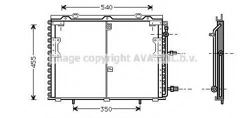 AVA QUALITY COOLING MS5221 Конденсатор, кондиціонер