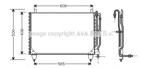 AVA QUALITY COOLING MS5299 Конденсатор, кондиціонер