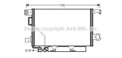 AVA QUALITY COOLING MS5435D Конденсатор, кондиціонер