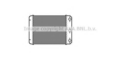 AVA QUALITY COOLING MS6107 Теплообмінник, опалення салону