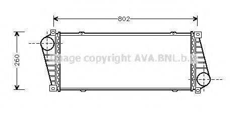 AVA QUALITY COOLING MSA4217 Інтеркулер