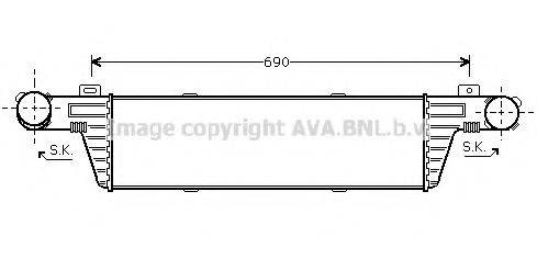 AVA QUALITY COOLING MSA4296 Інтеркулер