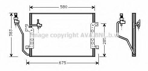 AVA QUALITY COOLING MSA5330 Конденсатор, кондиціонер