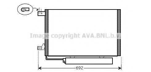 AVA QUALITY COOLING MSA5386D Конденсатор, кондиціонер