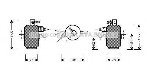 AVA QUALITY COOLING MSD003 Осушувач, кондиціонер