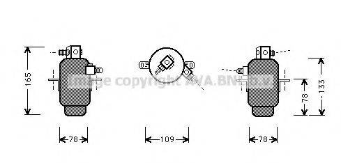 AVA QUALITY COOLING MSD006 Осушувач, кондиціонер