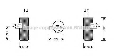 AVA QUALITY COOLING MSD104 Осушувач, кондиціонер