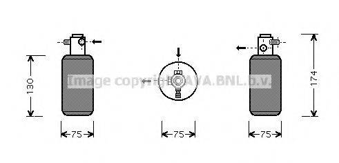 AVA QUALITY COOLING MSD291 Осушувач, кондиціонер