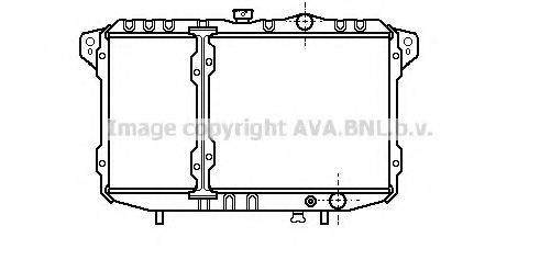 AVA QUALITY COOLING MT2022 Радіатор, охолодження двигуна