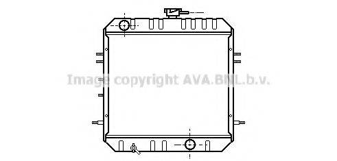 AVA QUALITY COOLING MT2095 Радіатор, охолодження двигуна