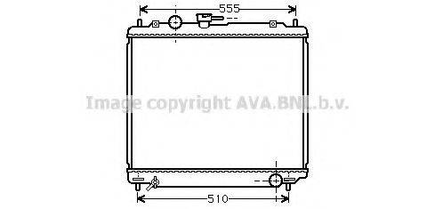 AVA QUALITY COOLING MT2109 Радіатор, охолодження двигуна