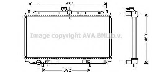 AVA QUALITY COOLING MT2111 Радіатор, охолодження двигуна