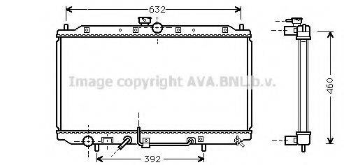 AVA QUALITY COOLING MT2112 Радіатор, охолодження двигуна