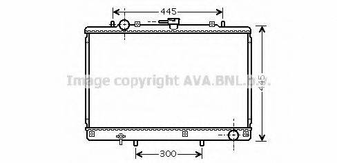 AVA QUALITY COOLING MT2188 Радіатор, охолодження двигуна