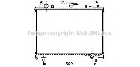 AVA QUALITY COOLING MT2193 Радіатор, охолодження двигуна