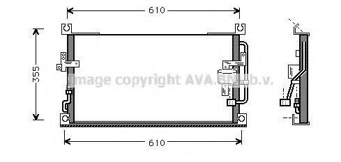 AVA QUALITY COOLING MT5107 Конденсатор, кондиціонер